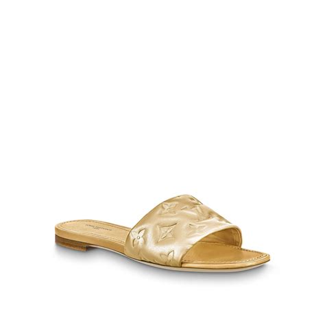 louis vuitton revival mule gold